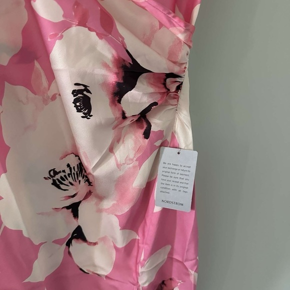 Lulus-Floral Pink Slipdress- size XS-Garden Sweatheart style-NWT-Retail $89 - Picture 6 of 11